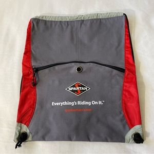 Spartan Chassis Drawstring Backpack Single Compartment Front Pocket Organizer